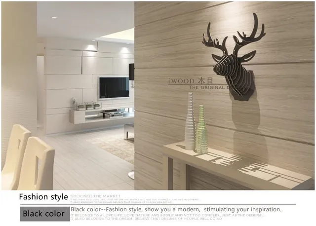 Aliexpress.com : Buy Nordic home decorations!3D DIY wood