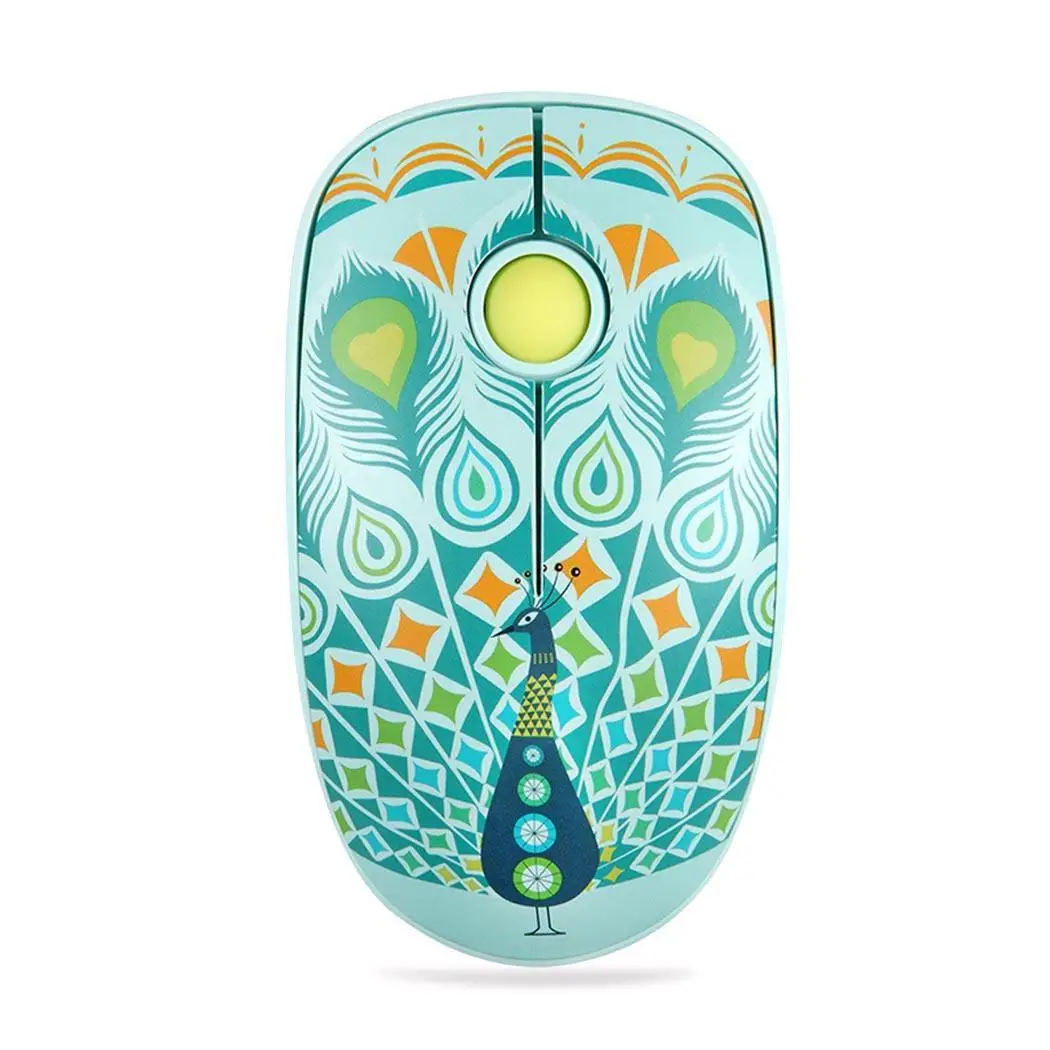 

V8 Wireless Mouse 2.4G Cute Colorful Animal Slim Silent Travel Cordless Mouse Optical Designed for Laptop Computer PC