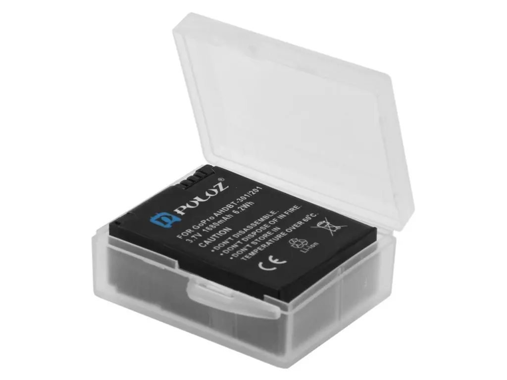 Gopro font b Accessory b font Transparent Clear Plastic Protective Camera Battery Case Storage Box Cover