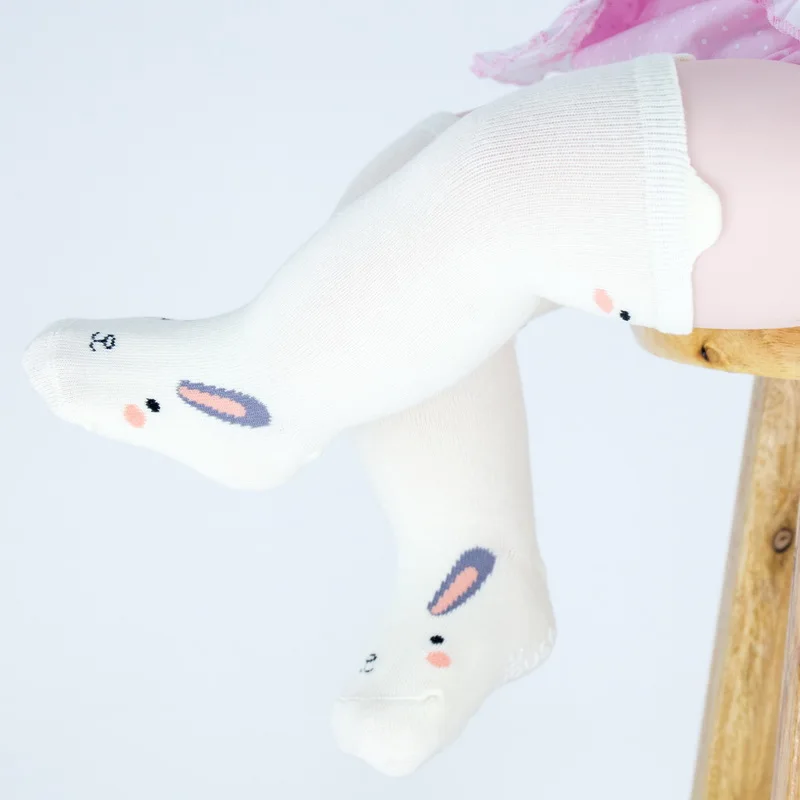 Гольфы для новорожденных девочек Totoro нескользящие хлопковые носки для маленьких девочек и мальчиков с рисунком кота из мультфильма и милых животных гольфы с рисунком лисицы для маленьких детей - Цвет: MY07