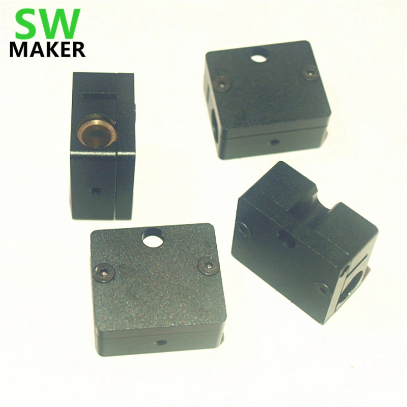 buy SWMAKER Ultimaker 2 3D printer upgrade UM2 Ultimaker 2+ plus DIY aluminum metal sliding block kit+copper bush *4 +springs*4