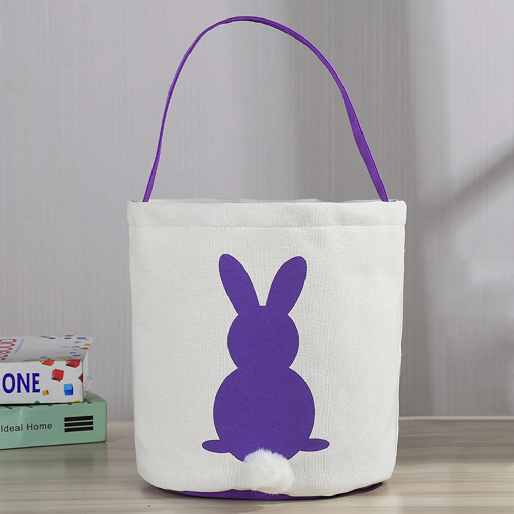 Милый зайчик корзина День рождения украшения пасхальных сумки-зайчики яйца подарочная корзина вечерние кролик сумки для детей