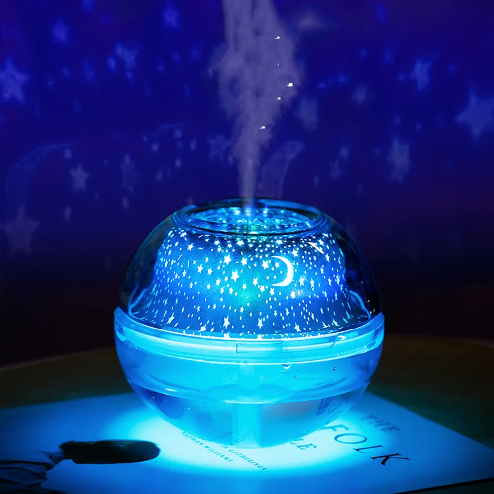 

Ball Humidifier with Aroma Lamp Essential Oil Ultrasonic Electric Aroma Diffuser Mini USB Air Humidifier Fogger 500ML