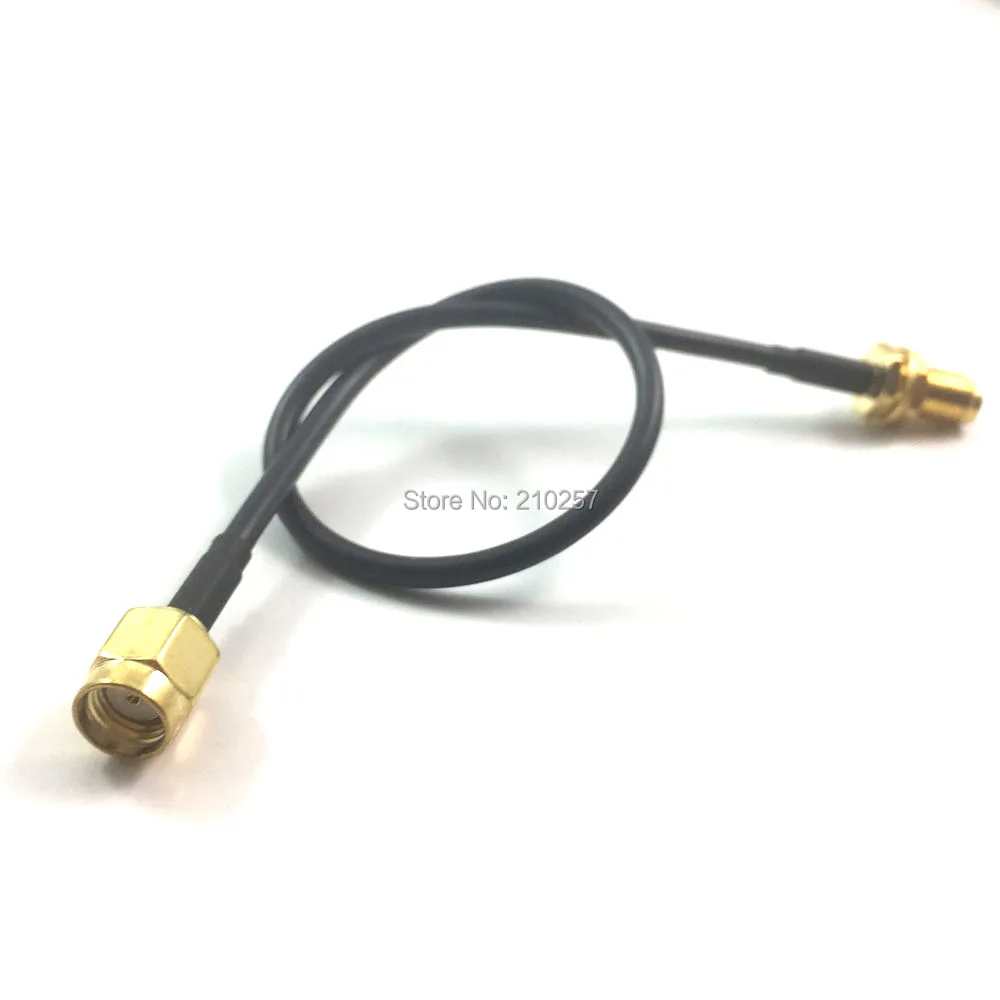 Wifi 안테나 용 5pcs Rp Sma 남성 RP-Sma 여성 커넥터 RG174 동축 케이블 20cm