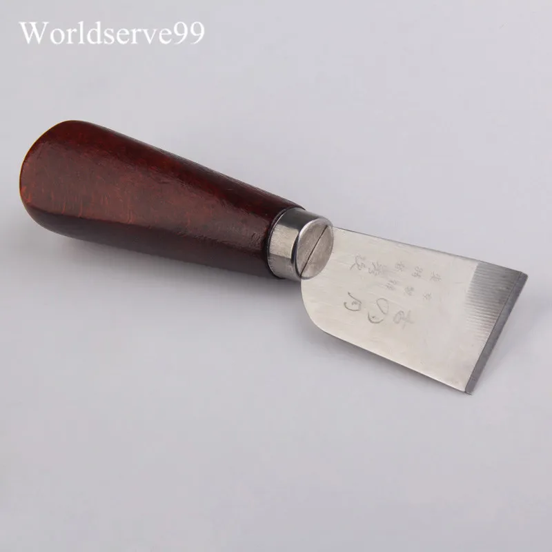스테인레스 스틸 가죽 커터 나이프 공예 Skiving 샤프 Leathercraft Handwork DIY 도구