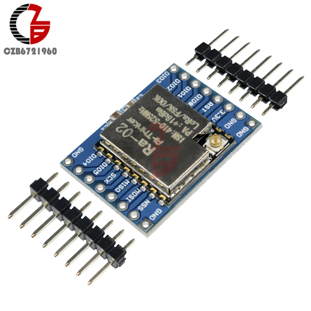 

SX1278 LoRa Module 433M 10KM Ra-02 Ai-Thinker Wireless Spread Spectrum Transmission Socket for Smart Home DIY Kit