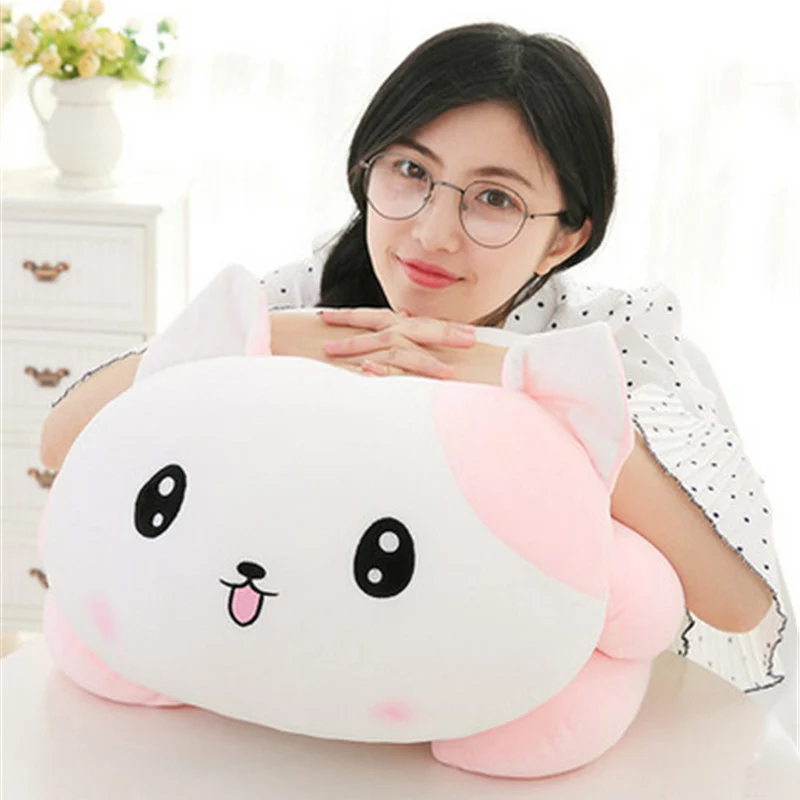 cat and raccoon plush toy3