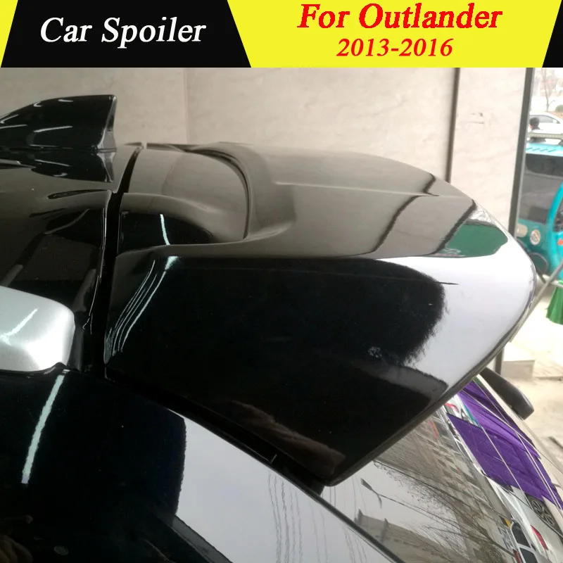 Высокое качество АБС пластик задний багажник спойлер автомобиля украшение в виде хвостового крыла задний спойлер для Mitsubishi Outlander 2013