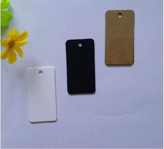 CX-TAG-00121 2.8x5.4cm Rectangle kraft paper tag