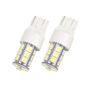 

uxcell 2pcs 1.78W 95LM 18-5050-SMD 7443 Cool White LEDs Car Brake Stop Turn Signal Light