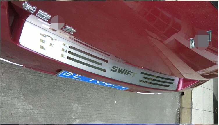 

Stainless Steel Rear bumper Protector Sill for 2011-13 Suzuki Swift