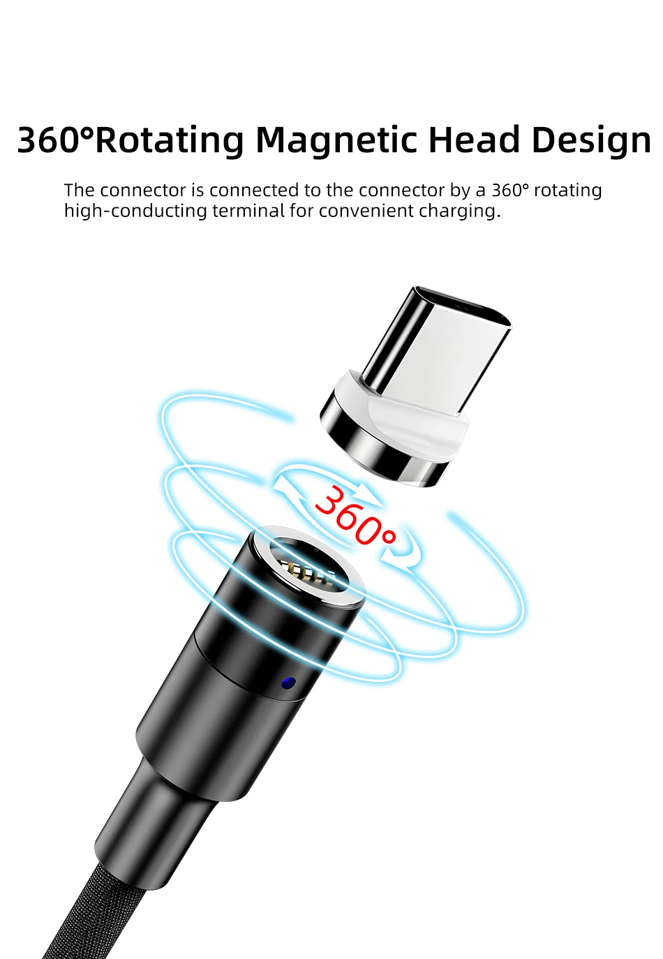 IHaitun роскошный Магнитный usb-кабель 3A type C для samsung QC 3,0 type C Micro Quick Charge 4,0 Fast type-C для iPhone 11 Oneplus 7 Huwei P30 Pro Samsung S10 Plus Note 10 X 8 Xiaomi 9 Redmi Note 7