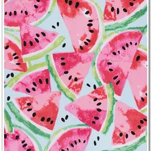 100*110 см летняя фруктовая арбузная хлопковая ткань для шитья ткань для вышивания кукол стеганая тряпичная кукла детское постельное белье в стиле пэчворк