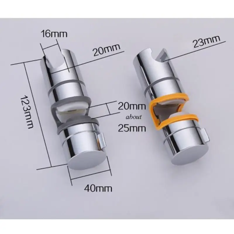 Сменный ручной Душевой Кронштейн для направляющей Регулируемая 18-25 мм Труба для ванной Душевой головки Держатели