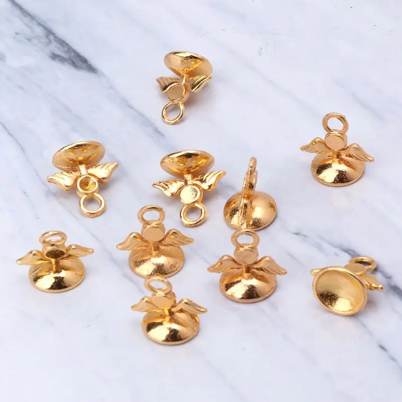 

10Pcs Animal Bead Connectors End Bead Cap Bracelet Necklace Resin Jewelry Making