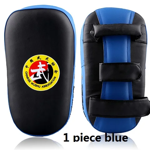 1 предмет из искусственной кожи Strike Shield изогнутый фокус тренировочная ножная мишень ударная перчатка Каратэ Муай тайская подкладка ударная рукоятка мишень - Цвет: 1 piece