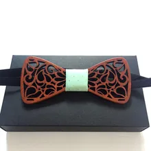 Классические галстуки для мужчин из полой древесины с бантом свадебные костюмы деревянные gravatas para homens форма Bowknots Gravatas узкий галстук мужские галстуки