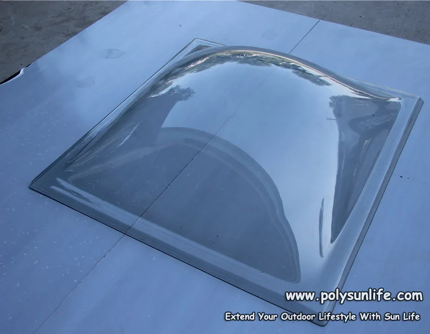 Sun Life Protruding Square Skylight Dome, Skylight Roofing Domes