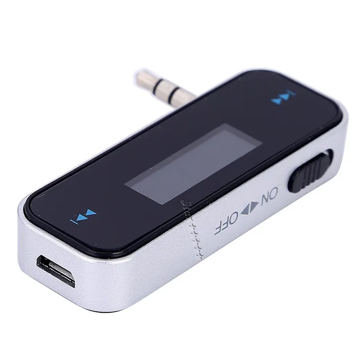 2X Беспроводной ЖК-дисплей 3,5 мм Автомобильный fm-трансмиттер для iPhone 5 iPod/iPad/смартфон/ htc громкой связи плеер Тюнинг автомобилей