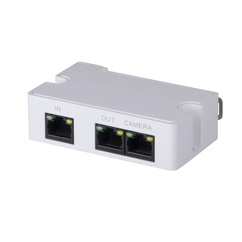 Fonte de Alimentação Acessório da Câmera para Sistemas Dahua Extensor Rj45 10 - 100 m Entrada ip Poe Pft1300 1 3 Dahua poe extensor pft1300 1 rj45 10100