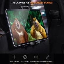 Универсальный держатель для телефона, планшета, автомобиля, вращение на 360 градусов, заднее сиденье, Автомобильный подголовник, держатель для Ipad, samsung, iphone, подставка, авто поддержка