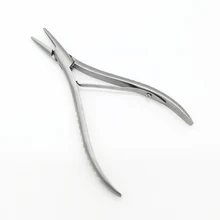 Стиль прочный Нержавеющая сталь волос Щипцы для наращивания волос №2 для микро-кольце, extesnion мульти инструменты Функция волос Щипцы для наращивания волос