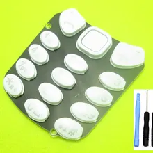 Белые сменные кнопки клавиатуры для Nokia 3310 версии и отвертки инструменты