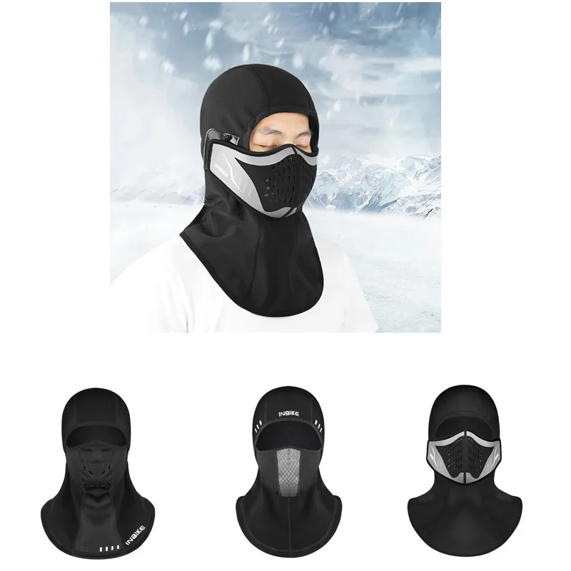 

3Types Autumn Winter Hood Riding Mask Windproof Cold Face Warm Outdoor Sports Equipment Mask Men and Women Motorcycle Face Mask