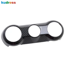 Per Kia Rio 4 X-linea 2018 2019 ABS Opaco/Fibra di Carbonio Center Console di Controllo AC Interruttore di Pulsante pannello di Copertura Condizionatore D’aria Trim