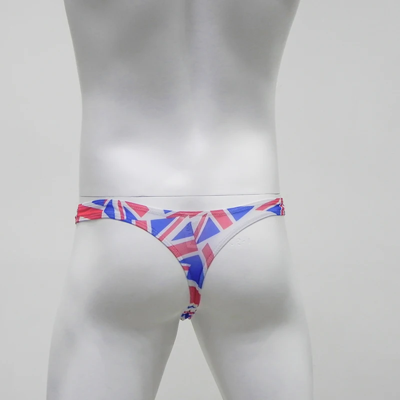 Mens Panties National Flag Pattern Thong Clothes