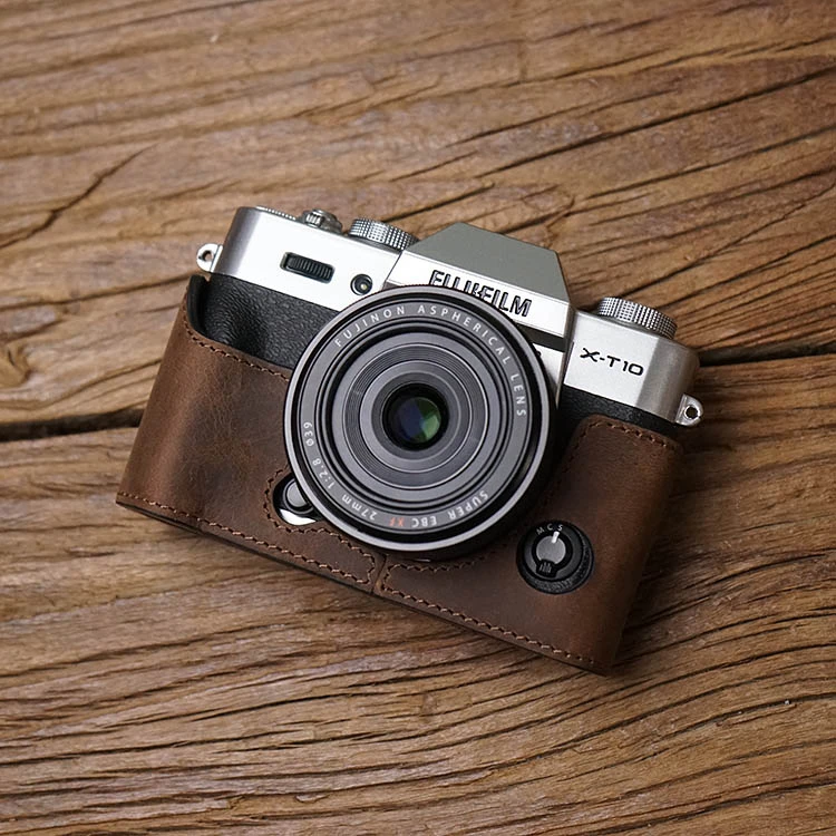 Tol Achtervoegsel Inspiratie Fuji XT30 X T20 X T30 XT20 camera Mr.Stone Handmade Genuine Leather Camera  case Video Half Bag Camera Bodysuit|Camera/Video Bags| - AliExpress
