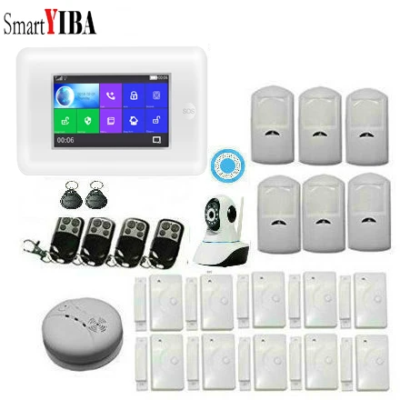 SmartYIBA Smart 3g wifi домашняя охранная сигнализация с беспроводными датчиками