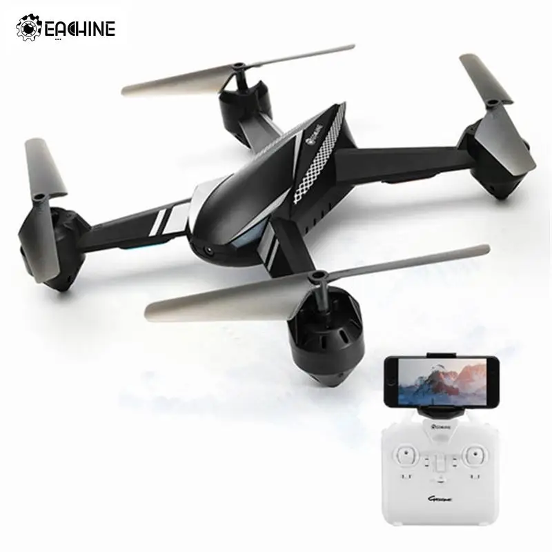 $65.99 Eachine E32HW WiFi FPV With 720P HD Camera Altitude Hold Mode Black Two Batteries RC Drone Quadcopt