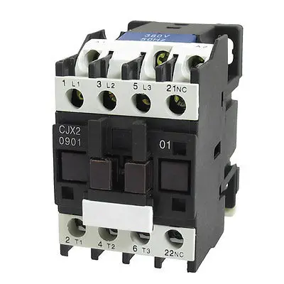 

CJX2-0901 660V 3 Poles 3P NC 35mm DIN Rail AC Contactor 380V Coil