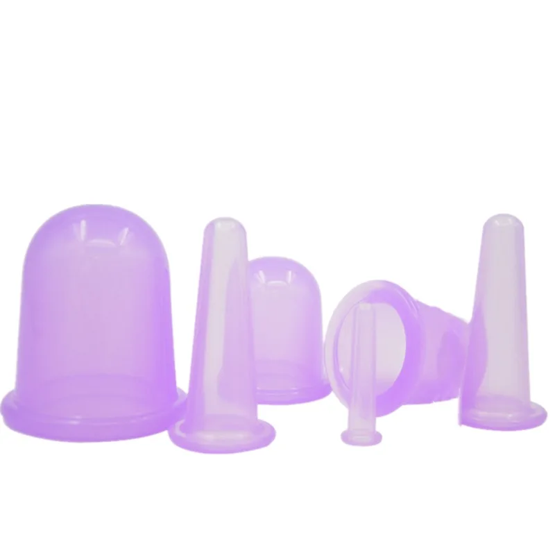 

6pcs/Set Silicone Vacuum Cup Massage Cupping Set Kits Massage Cups for Face Anti wrinkle Regenerate Collagen Massage Suction Cup