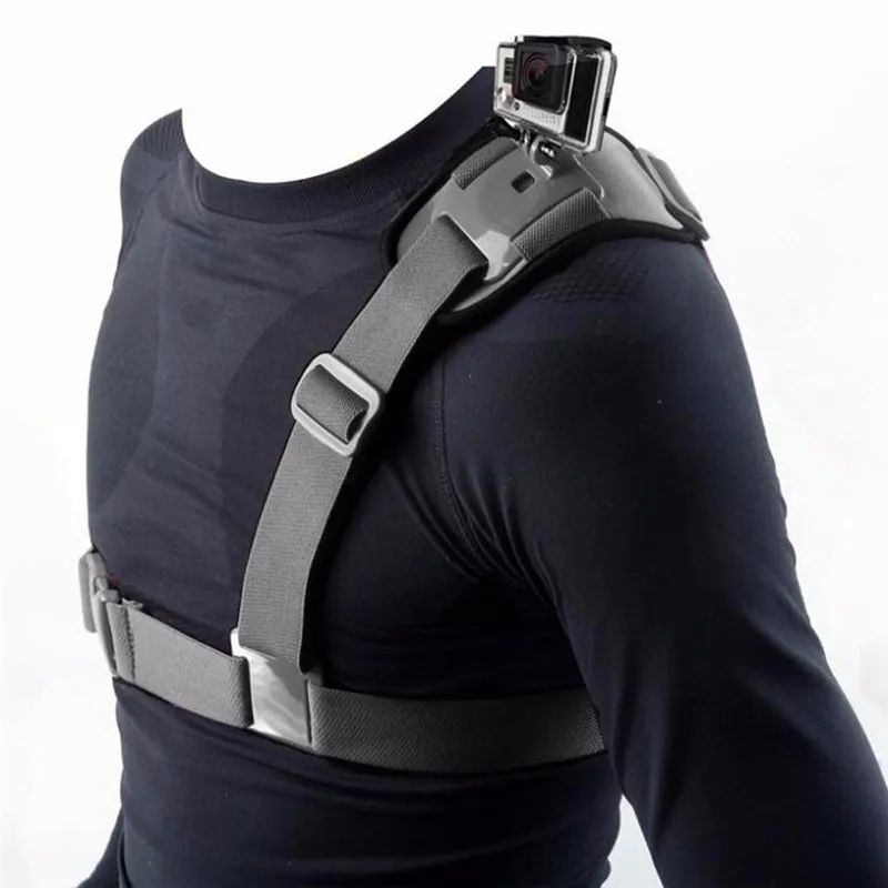 

For Gopro Accessories Camera Shoulder Strap Mount Hero 4 3 2 SJ4000 4K SJ8000 SJ7000 Camer Chest Harness Belt Adapter CS001