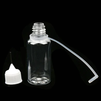 

5Pcs 10ml Empty Squeezable Liquid Dropper Filling Bottles with Needle Tip Cap Press Refillable Bottle Hot