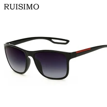 Новые цветные женские солнцезащитные очки мужские уникальные большие квадратные UV400 градиентные старинные очки оправы Солнцезащитные очки для женщин