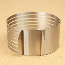 24-30 см мусс нарезки из нержавеющей стали DIY Регулируемый выдвижной круговое кольцо торт слоистый слайсер набор инструментов для выпечки