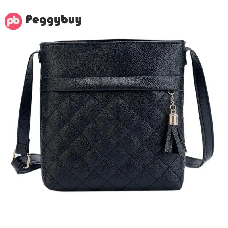 

New Fashion Shoulder Bags in Women's Totes Women PU Leather Zipper Handbags Tassel Messenger Crossbody Bags Bolsas for Women