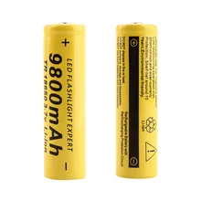 1PC 3 7V 18650 9800mAh Capacity Li ion Rechargeable Battery For Flashlight Torch 0 11