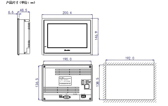 TG765-XT-C XINJE Touchwin HMI сенсорный экран 7 дюймов 800*480 Новый в коробке