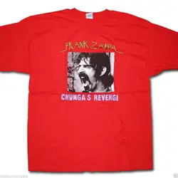 Модные Забавные топы, футболки, футболка Frank Zappa, Chungas Revenge 100%, официальный американский импорт, летняя стильная футболка с сердцем
