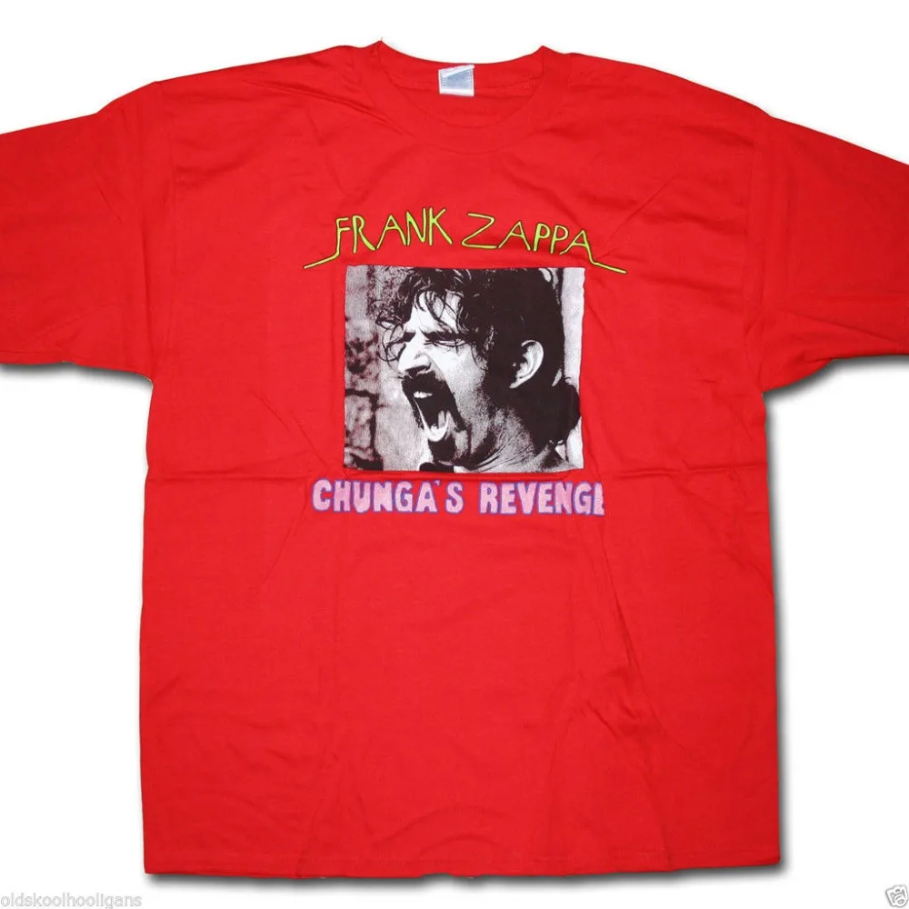 Модные Забавные топы футболки Frank Zappa футболка-Chungas Revenge 100% Официальный импорт США
