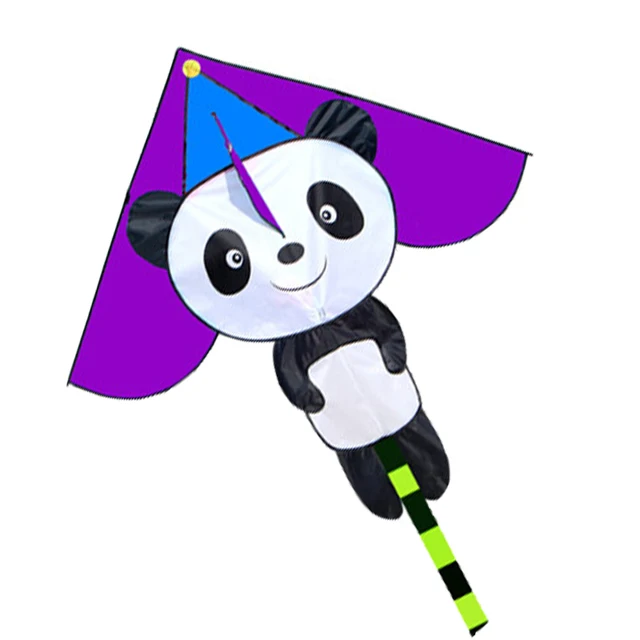 NEW ARRIVE 59 INCH CUTE PANDA KITE WITH STRING EASY TO FLY ANIMAL KITES