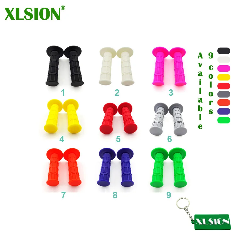 XLSION 7/8 &quot22 мм красные мягкие резиновые ручки для 125cc 140cc 150cc 160cc YCF SSR Orion питбайка ATV