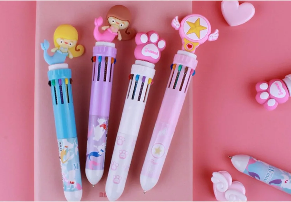 ручка с множеством цветов. многоцветная шариковая ручка. многоцветная ручка для девочек. многоцветная шариковая ручка. многоцветная ручка.