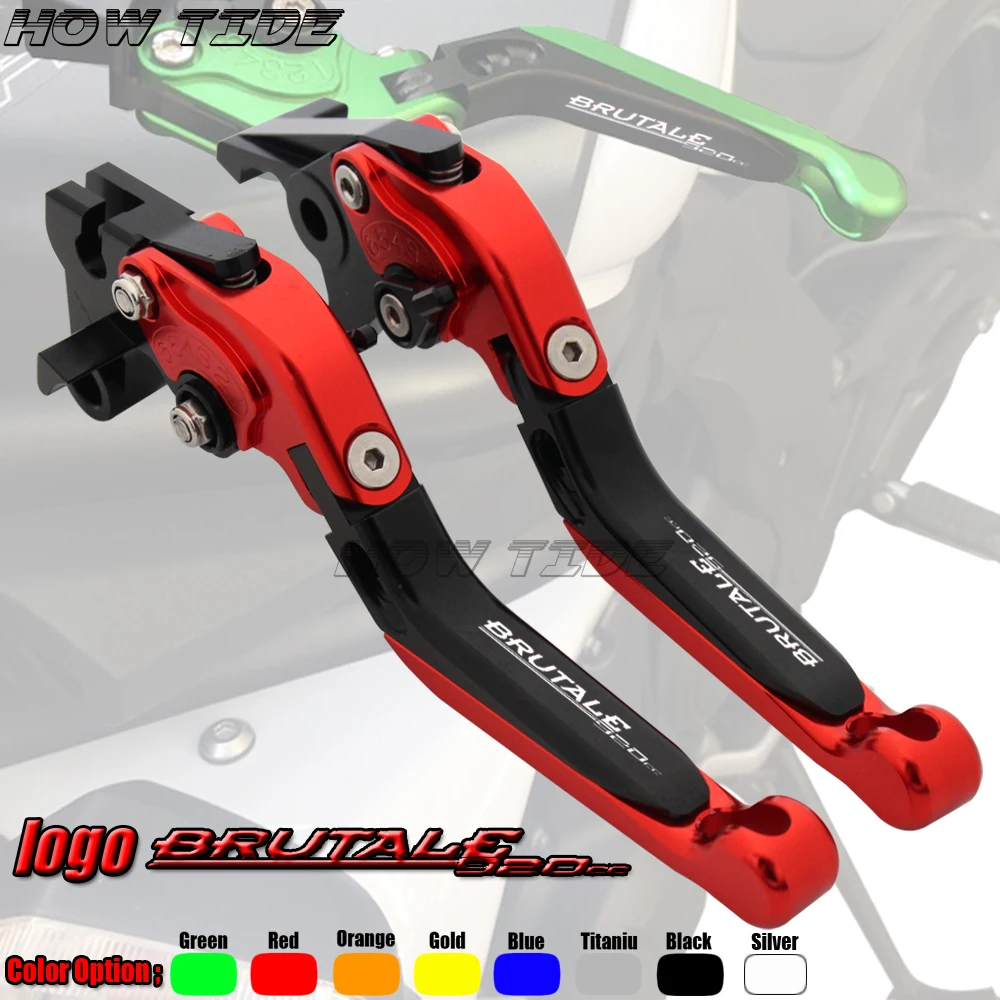Motorcycle Folding Extendable CNC Moto Adjustable Clutch Brake Levers For MV Agusta BRUTALE 920 2013-2016 | Автомобили и