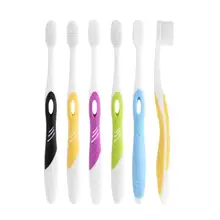 1/5 шт Мягкие зубные щетки Nano инструменты для чистки зубов Гигиена полости рта уход за младенцами домашнего отельные принадлежности 2 размера
