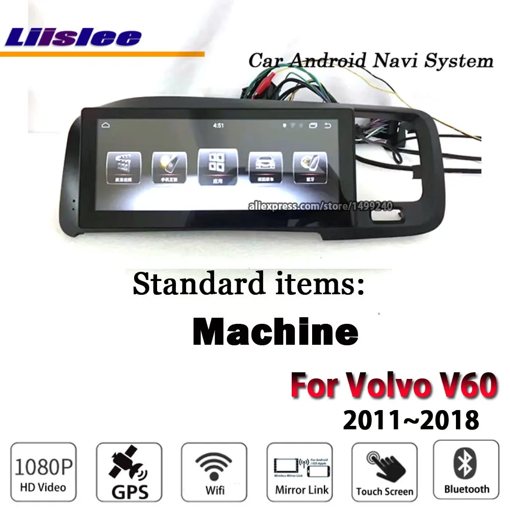 Liislee Android 7,0 up 2+ 32G для Volvo V60 2010~ стерео Автомагнитола BT Wifi Carplay gps Navi карта навигационная система Мультимедиа